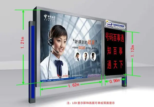 户外灯箱广告由哪几部分组成？